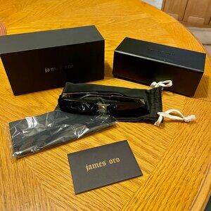 James Oro Black Ryder Sunglasses
